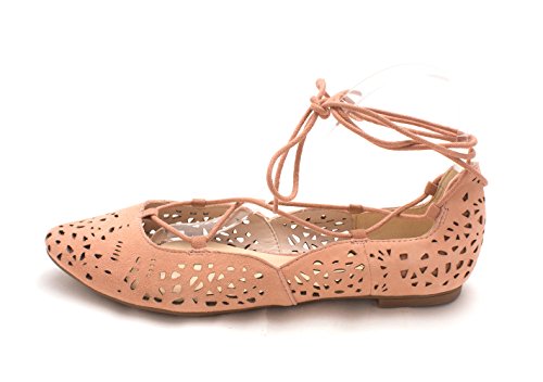 nine west pink flats