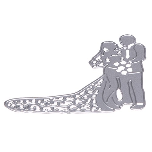 Amazingdeal365 Hochzeit Metall Form Schablonen Schneiden DIY Dekor Sammelalbum Karten Buchzeichen Lesezeichen als Geschenk für Freunde Geburtstag Kinder,Kindergarten Hobby Schule Handarbeit Unterricht usw. Ein tolles Geschenk! - 6