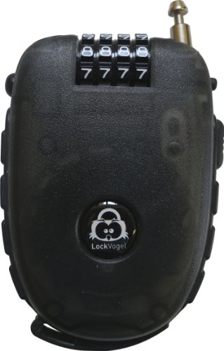 Lock-Vogel 120cm Aufroll-Kabelschloss (Zahlen-Sicherheitsschloss) - 2