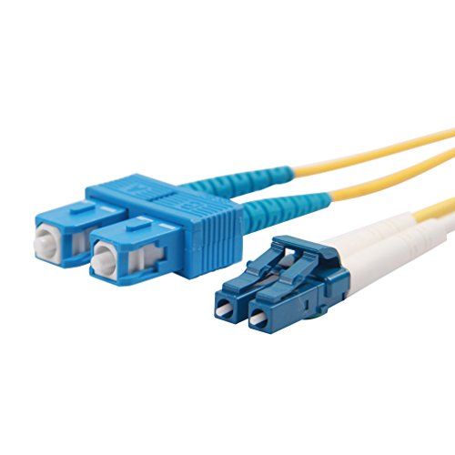 10Gtek OS2 LC-SC Faseroptik Patchkabel, 9/125 Singlemode Duplex Kabel, 1 Meter (3 Fuß) - 2