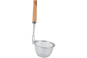 AIDNTBEO Panier à pâtes Micro-perforé en Acier Inoxydable, passoire à pâtes, passoire araignée en Maille d'acier Inoxydable pour pâtes et Nouilles, boulettes