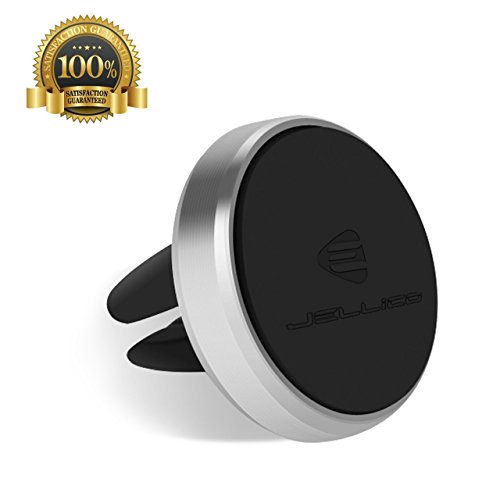 Jellico Supporto Magnetico Auto Universale bocchetta aria, Supporto in alluminio con rotazione di 360 Â° , Supporto da auto per iPhone 6/ 6 Plus/ Galaxy S6/S6 Edge e tutti gli altri smarphones/GPS...