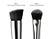 Aesthetica Cosmetics Double Ended Contour and Highlight Makeup Brush for Cream and Powder, Foundation, Blending, Contouring and Highlighting - Vegan and Cruelty Free