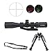 Produktbild Lovebay Zielfernrohre mit Zweibein 3-9X40BE Optik Jagd gewehr Zielfernrohr Rot / Grün Beleuchtete Fadenkreuz Visier Mit Range Covers und Ring Mount Cantilever - 3-9 x40 scope