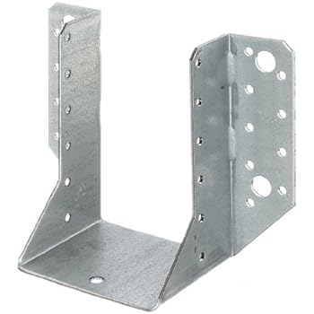 4 Staffe Per Travi In Legno 50x100mm | Connettori Per Tettoie E Gazebo | In Ferro Q235 | Nero - Foto 9