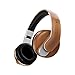 Produktbild COKS Bluetooth-Headset Mit Stereo-Wired Wireless Retractable Audio-Kopfhörer Mit Mikrofon Für Alle Arten Von Android Smartphone Computer Sport Kopfhörer,Brown