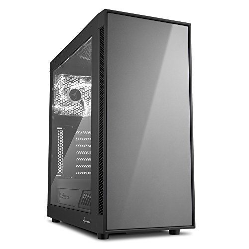 Preisvergleich Produktbild Sharkoon AM5 Window PC-Gehäuse Titanium