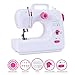 Produktbild Milkee Nähmaschine Haushaltsnähmaschine16 Nähprogramme Haushaltsgeräte Stichprogramme Stichmuster verstellbarer Stichlänge LED- Nählicht Batterien oder AC / DC Netzteil Angetrieben …