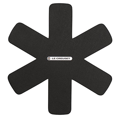 Le Creuset Set de 3 Protèges Ustensiles, Adapté pour Tout Type de Casserole, Noir, 95003440140300