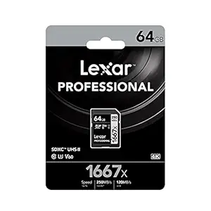 Lexar Professional 1667x 64 GB SDXC UHS-II Card