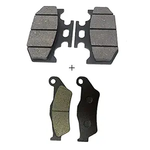 SELVIKE Front Rear - Combo Brake Disc Pads Compatible for Yamaha R15 (Version -3) V3