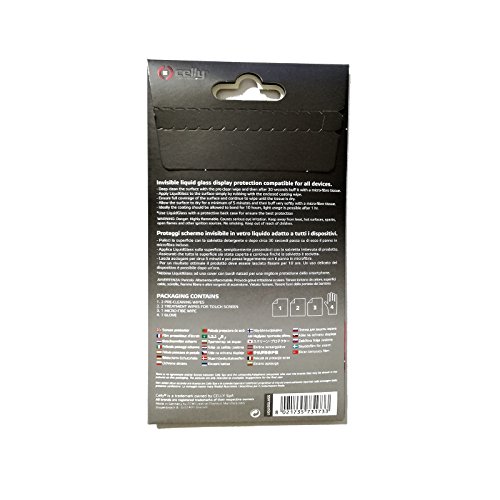 Pellicola Protettiva In Vetro Liquido Protezione Schermi Nanotecnologia Goccia Celly , Protezione Totale Antibatterico Clear Trasparente Vetro Liquido Proteggi Schermo Antigraffio Impermeabile Invisib