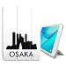 Produktbild STPlus Osaka, Japan Stadt Skyline Silhouette Postkarte Smartcover Schutzhülle Schutz Hülle Case mit Standfunktion / Sleep / Wake up für Samsung Galaxy Tab S3 - 9.7" (T820 Series, T825 Series, T827 Series)