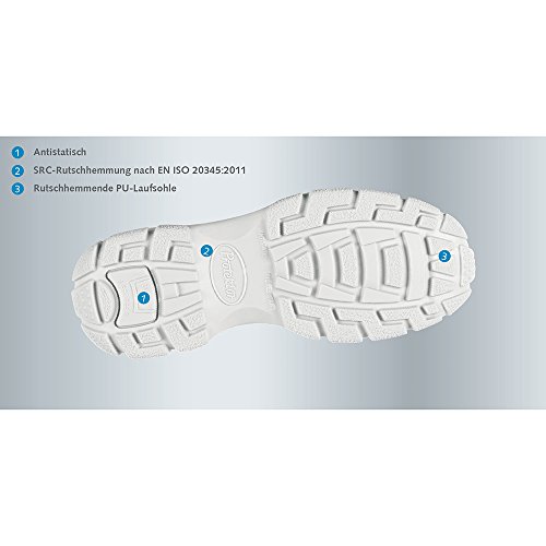 Abeba 2230 – 36 Protektor Line Sicherheitsschuhe niedrig, Weiß, 2230-37 - 2
