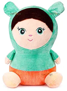 zest 4 toyz Super Soft Toys Stuffed Animal Plush Teddy for Kids Birthday Gifts Toys Baby Boys Girls (Rabbit Ear Girl) Multicolor (Pack of 1) 30cm