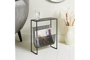 AJ New Urban Paradise Magazine Rack - Black.A stunning magazine rack that will bring style to your living room or hallway.