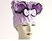 niceeshop(TM) Cute Microfiber Soft Hair Drying Cap/Hat With Bowknot-Black&Purple
