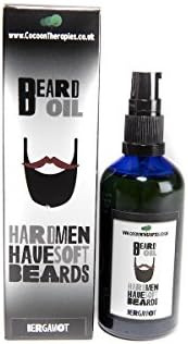 BIG BOTTLE 100ml Beard oil for beard conditioning and skin softening. WINNER BEST ORGANIC SKINCARE 2018. 100% natural. Fair trade organic argan oil stimulates hair growth and deeply nourishes your skin too. Bergamot essential oil is fresh and uplifting.