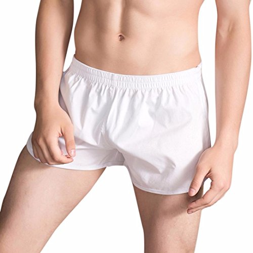 Preisvergleich Produktbild TUDUZ Herren Essentials Shorts, Trunks Fitnesshose Unterwäsche Herren Boxershorts Shorts Bulge Pouch Unterhose (Weiß, M)