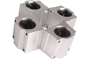 REFURBISHHOUSE 4 pezzi SC20UU 20 mm in alluminio movimento lineare cuscinetto a sfere boccola per CNC