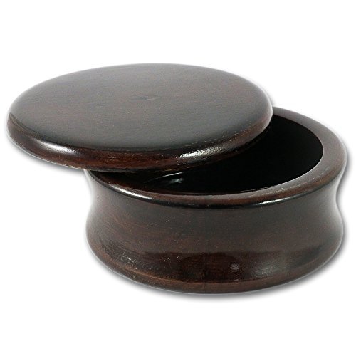 Parker Hand Made Dark Wood Shaving Bowl