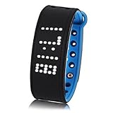 Lemumu HHY neue TW8 smart Armbänder, Bluetooth Armband, Sport Anti verloren die Anrufer-ID-Anzeige, Schwarz