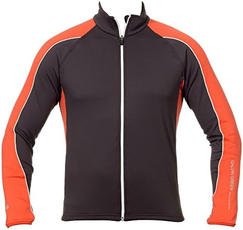 Galvin Green Dayton Jacket Iron grey/Red orange/White; size:XXL