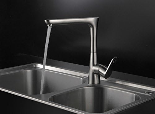 Tourmeler Kitchen Sink Tap Single Handle Chrome, Rose Gold, Golden, Nickel And Brown Hot And Cold Water Mixer Faucet With Brass,Nickel