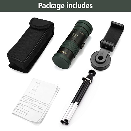 Monokulares Teleskop OUTERDO 7-17*30 Dual Fokus Nachtsicht Fernglas Camping Jagd Reisen Vogelbeobachtung BAK4 Prisma Scope mit dem durablen Tripod und Handy-Adapter wasserdicht Optik Zoom - 5