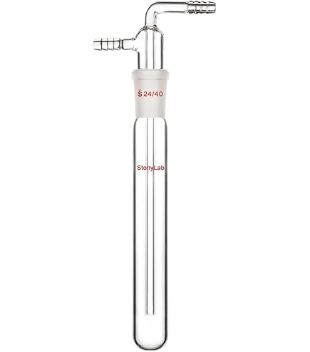 Ricevitore Per Distillazione In Vetro Borosilicato Stonylab – Tipo Mucca, 500 Ml, Con 3 Giunti 24/40 E Tubo Connessione, Per Distillazione A Percorso Breve, Soffiato A Mano