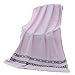 Produktbild Luxus-Badetuch Baumwolle Jacquard Badetuch Geschenk 27 6 × 55 Zoll (70 * 140cm),Pink