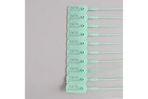 STICKERSLAB GHIRARDI StickersLab - Sigilli di sicurezza in plastica regolabile con poca resistenza sulla trazione (inferiore a 4kN) (100)