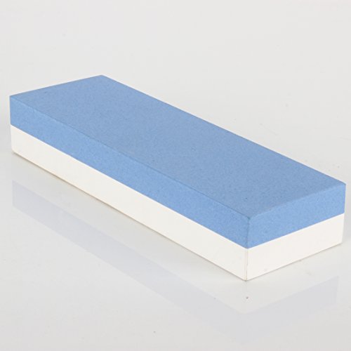 Witasm Schleifstein Abziehstein Doppelseitiger Wetzstein Körnung 1000 / 4000 mit Rutschfesten Silikon Halter - 4