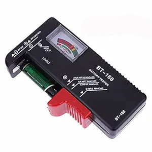 Universal Battery Tester Easy to Read Volt Checker for AA AAA 9V Button Multiple Size Battery Tester Voltage Meter Tools