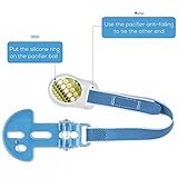 NUOLUX 10 Stück Baby Silikonring Adapter für Schnullerketten - 2