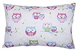 Dekokissen Kissenbezug Kissen 40cm x 60cm Eule Weiß