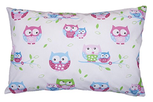 Dekokissen Kissenbezug Kissen 40cm x 60cm Eule Weiß