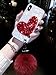 Produktbild WERNG FüR iphoneXR Cover, Strass Liebe Mobile Shell Kompatibel iphonexs Max/Xs / 7 / 6s Lanyard Hairball Apple 8plus Case,A,iphonX/Xs