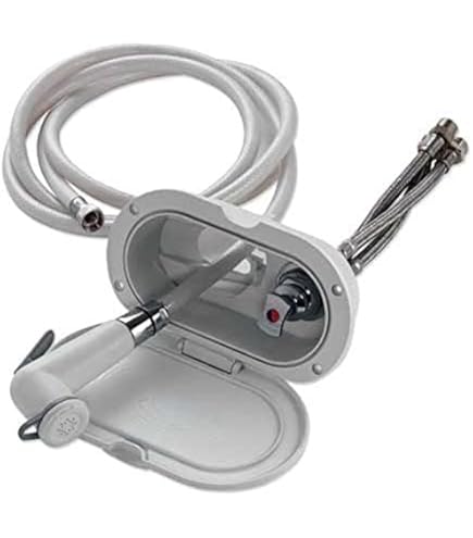 BITSYZ RV Kit Box Doccia Esterno Nero For Roulotte RV Oto Di Barca - Foto 2