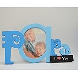 Giftgarden 10×15 Bilderrahmen mit Papa-Buchstabe blau - 7