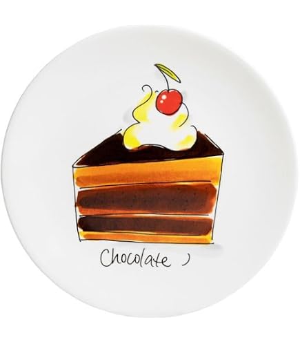 Blond Amsterdam Dessertteller „Meringue“ – 18 Cm Keramikteller Mit Baiser-Motiv (Eben Quatschen Kollektion)