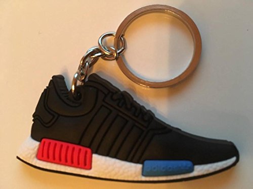 Preisvergleich Produktbild Adidas NMD Schlüsselanhänger Schwarz Blau Sneaker Keychain