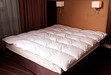 Wärmestufe 4 Mayaadi-Home MA47 Warme Daunendecke 200x220cm Bettdecke Daunen Decke Steppdecke Weiss 1800 Gr. 100% Naturprodukt
