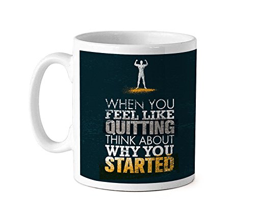 TIED RIBBONS Inspirational Quotes Printed Ceramic Coffee Mug (White)