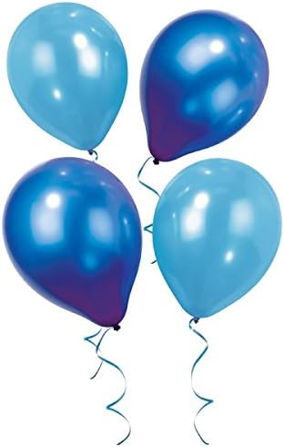 Talking Tables Out Of The Blue Balloons for a General Celebration, Blue (12 Pack)