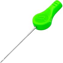 Korda Basix Rig Scissors, Compact, Stainless Steel, Serrated Blades For Precision Cutting, Ergonomic Handles For Comfort, Bright Green For Easy Visibility Fits Basix Tackle Box Effortlessly