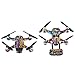 Price comparison product image HUHU833 for DJI Spark Waterproof Decal Skins Wrap Sticker Body Protector Mini Drone (D)