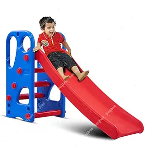 Baybee Foldable Baby Garden Mega Sliders for Kids - Plastic Garden Slide for Kids/Baby Indoor Outdoor Games | Baby Sliders for Kids Toys | Garden Slide for Kids 1-5 Years Boys Girls (Mega Slide)