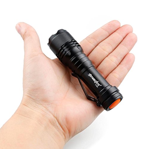 Holeider Taschenlampe Super Hell 2000LM Q5 3 Modi ZOOMBAR Lampe - 4