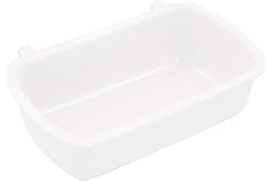 JSGHGDF Piccolo piatto di alimentazione per animali domestici per custodia ciotola per cibo con ganci tazza gabbia per uccelli ciotola d'acqua per uccelli criceti cuccioli di coniglio piccolo